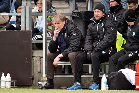 Malmö FFs tränare Åge Hareide deppar