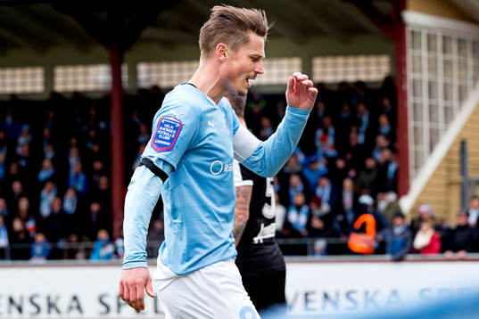 Malmö FFs Markus Rosenberg deppar