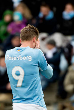 Malmö FFs Markus Rosenberg deppar