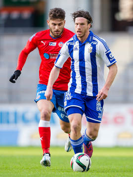 IFK Göteborgs Gustav Svensson före Helsingborgs Astrit