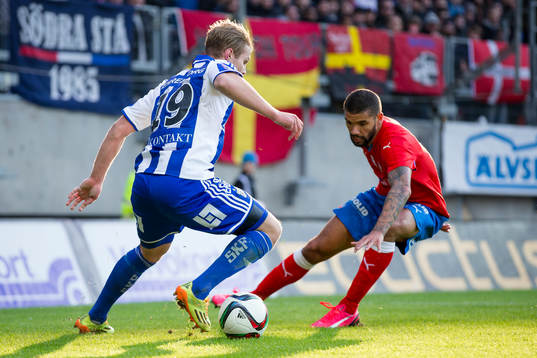 IFK Göteborgs Gustav Engvall mot Helsingborgs Victor