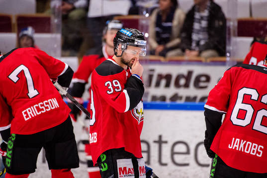 Malmö Redhawks Eric Himelfarb deppar före