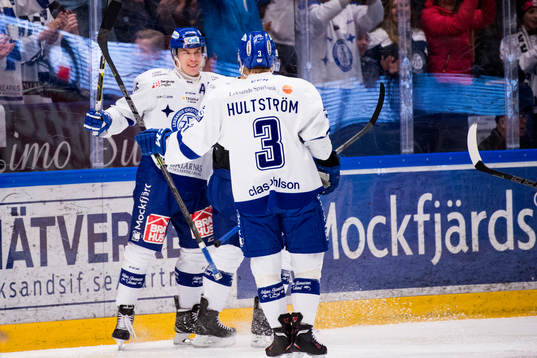 Leksands Tomi Sallinen jublar