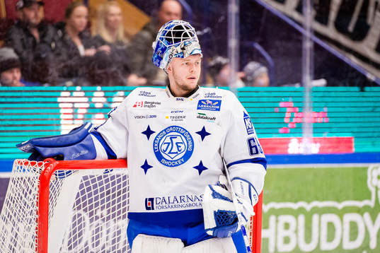 Leksands målvakt Oscar Alsenfelt
