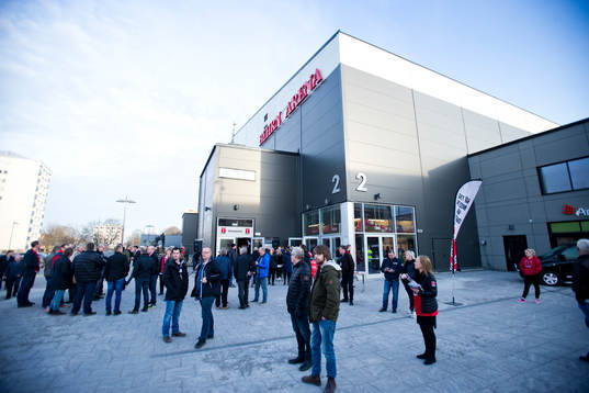 Behrn Arena en timmar innan kvartsfinal två i