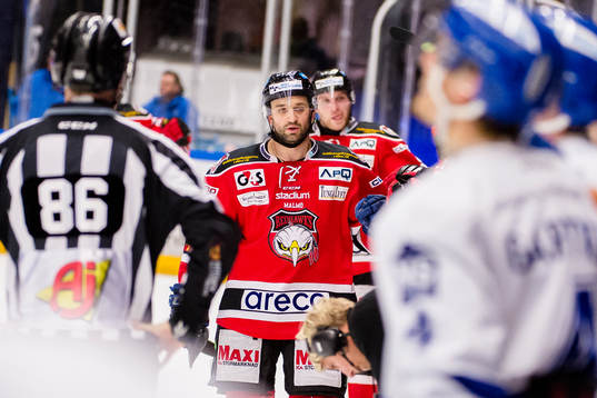 Malmö Redhawks Eric Himelfarb jublar