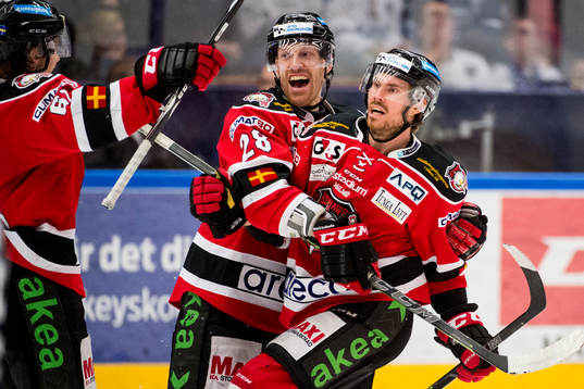 Bläddra bland fler bilder av Ishockey, kval till SHL, Leksand - Malmö Redhawks