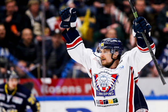 Linköpings Johannes Salmonsson jublar