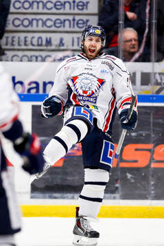 Linköpings Jacob Micflikier jublar