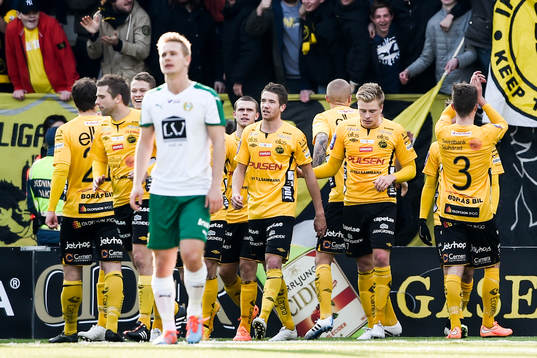 Elfsborgs spelare jublar