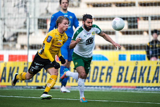 Elfsborgs Simon Hedlund och Hammarbys Stefan Batan