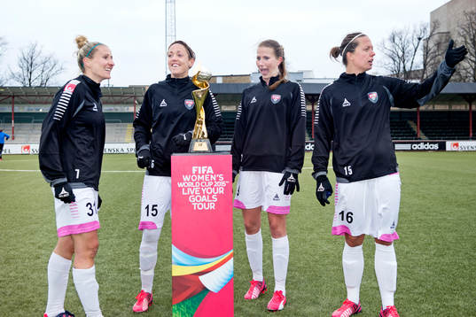 Rosengårds Anja Mittag, Therese Sjögran, Emma Berglund
