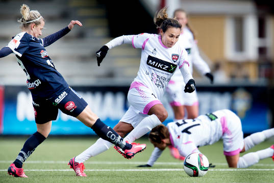 Linköpings Vira Diatel och Rosengårds Marta Viera Da Silva