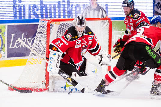 Malmö Redhawks målvakt Niko Hovinen