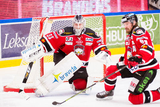 Malmö Redhawks målvakt Niko Hovinen