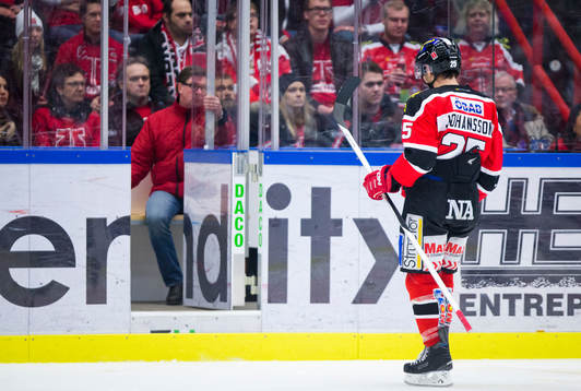 Örebros Martin Johansson deppar och åker mot