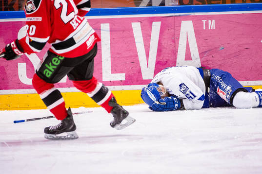 Leksands Johan Ryno har ont