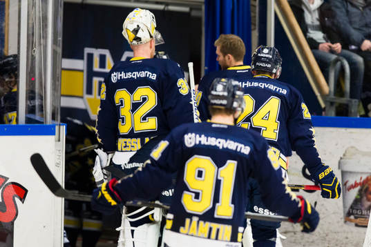 s målvakt Gustaf Wesslau, Erik Christensen och Andreas