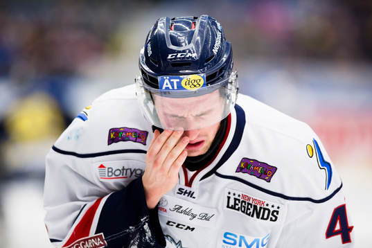 Linköpings Broc Little ser deppig ut