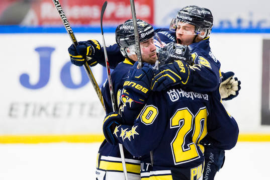 s Mattias Karlsson, Lawrence Pilut och Patrik Carlsson