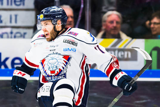 Linköpings Jacob Micflikier jublar