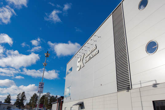 Skellefteås Kraft Arena exteriört