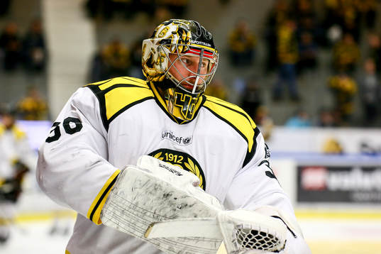 Brynäs målvakt Johan Holmqvist