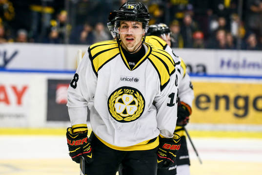 Brynäs Anton Rödin jublar