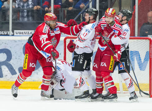 Modos Donald Brashear och Vita Hästens Viktor Amnér och