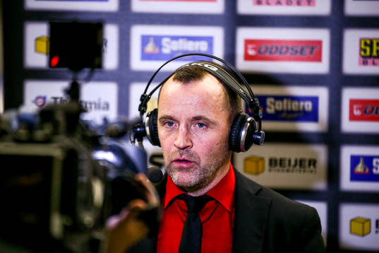 Brynäs tränare Thomas Berglund deppar