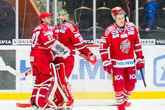 Modos målvakt Adam Reideborn målvakt Adam Reideborn är