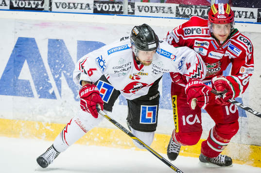 Modos Nichlas Torp mot Vita Hästens Morgan Hassel