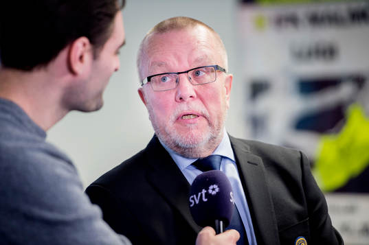 SVTs Dusan Umicevic intervjuar förbundskapten Leif Boork