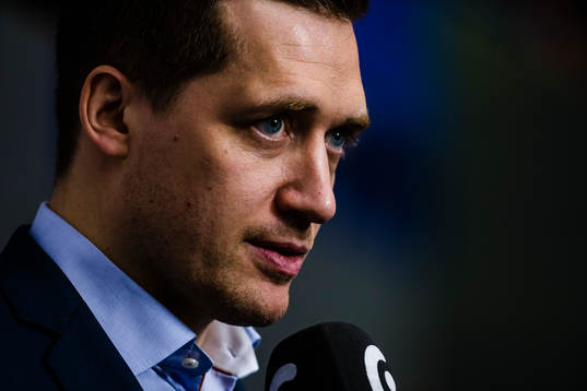 Växjös tränare Sam Hallam