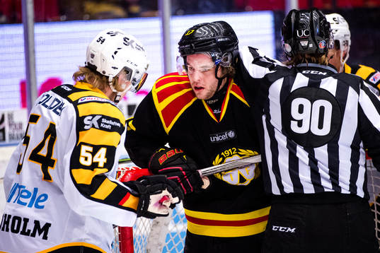 Brynäs Pathrik Westerholm i bråk