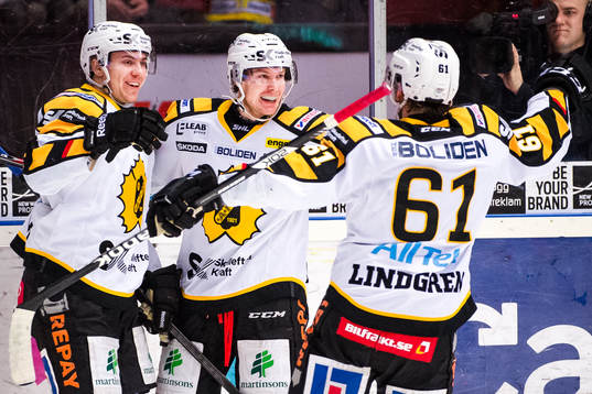 Skellefteås Pär Lindholm , Niclas Burström och Fredrik