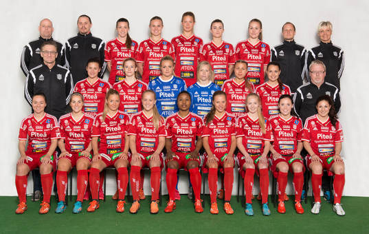Lagbild för Piteå IF i Damallsvenskan
