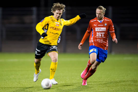 Elfsborgs Noel Jonsson och Östers Hugo Wilhelmsson