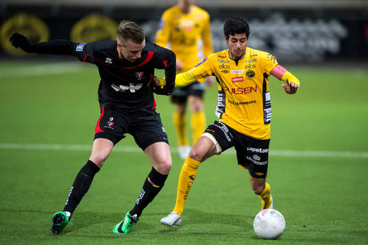 Kamp mellan Elfsborgs Rami Dridi och Trollhättans Marcus