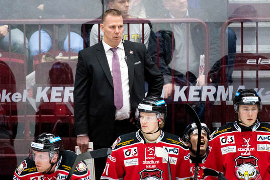 Malmö Redhawks tränare Mats Lusth