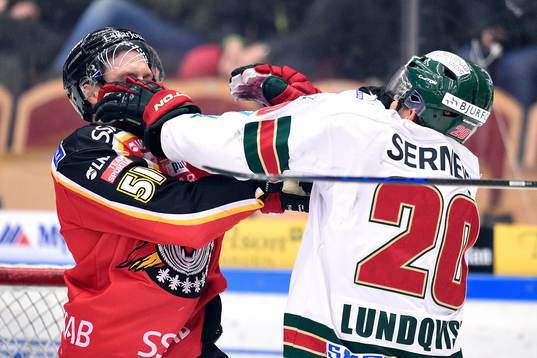 Luleås Kristian Näkyvä i bråk med Frölundas Joel