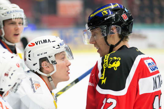 Växjös Gustav Rydahl och Örebros Marko Anttila