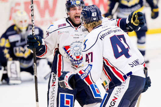 s målvakt Gustaf Wesslau deppae och Linköpings Kent