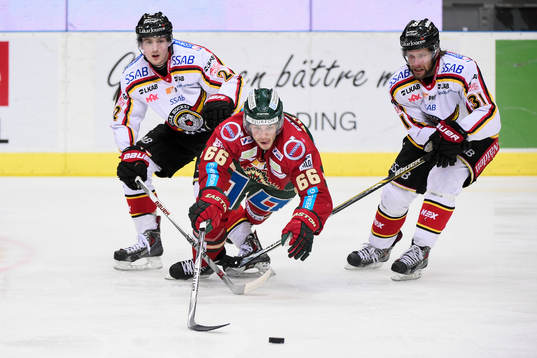 Luleås Dean Kukan och Jonathan Granström och Frölundas