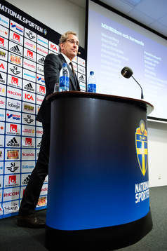 Sveriges förbundskapten Erik Hamrén