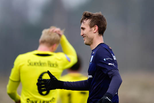 Malmö FFs Magnus Wolff Eikrem jublar