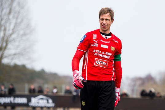 Mjällbys målvakt Mattias Asper
