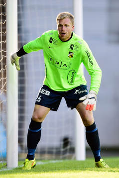 Häckens målvakt Peter Abrahamsson