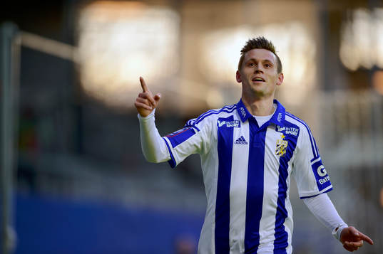 IFK Göteborgs Jakob Ankersen jublar