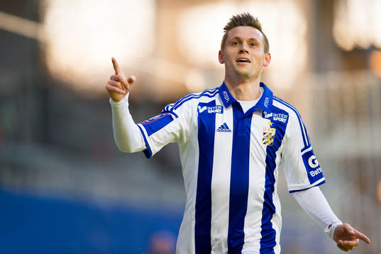 IFK Göteborgs Jakob Ankersen jublar